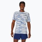 Tricou de alergare pentru bărbați ASICS Metarun Shibori Top brich/blue expanse