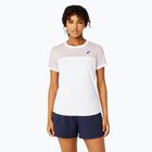 Tricou de tenis pentru femei ASICS Court SS Top brilliant white/watershed rose