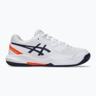 Încălțăminte de tenis pentru copii ASICS Gel-Dedicate 8 GS Jr white/indigo fog