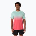 Tricou de alergare pentru bărbați ASICS Seamless performance coral reef/oasis green
