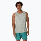 Tank top de alergare pentru bărbați ASICS Fujitrail Singlet white sage/rainy lake