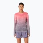 Longsleeve de alergare pentru femei ASICS Seamless coral reef/greyish purple