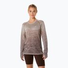 Longsleeve de alergare pentru femei ASICS Seamless taupe grey/coffee