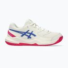 Încălțăminte de tenis pentru copii Asics Gel-Dedicate 8 GS Jr cream/dark cobalt