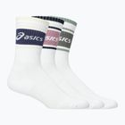 Șosete ASICS Logo Crew 3 pary monument blue/indigo fog/rubble red