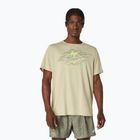 Tricou de alergare pentru bărbați ASICS Fujitrail Logo SS khaki