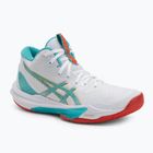 Încălțăminte de volei pentru femei Asics Sky Elite FF MT 3 alb/sticlă de mare