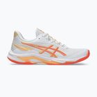 Încălțăminte de volei pentru femei ASICS Netburner Ballistic FF 4 white/vivid coral
