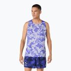 Tricou de alergare pentru bărbați ASICS Fujitrail Singlet cobalt burst/cream