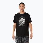 Tricou de alergare pentru bărbați Asics Fujitrail Logo Ss Top Performance Black/Cream/Carbon