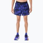 Pantaloni scurți de alergare pentru bărbați ASICS Fujitrail All Over Print 5IN midnight/cobalt burst/cream