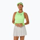 Tricou de tenis pentru femei ASICS Match Jaquard Crop Top în illuminate green