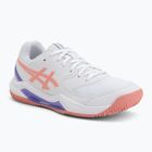 Încălțăminte de padel pentru femei ASICS Gel-Dedicate 8 Padel W white/guava