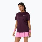 Tricou de tenis pentru femei ASICS Court Top W dark aubergine