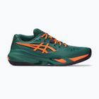 Încălțăminte de padel pentru bărbați Asics Gel-Resolution X Padel Jewel Green/Energy Orange