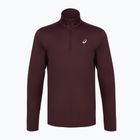Bluză de alergare pentru bărbați ASICS Core Ls 1/2 Zip Winter Top dark currant