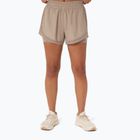 Pantaloni scurți de alergare pentru femei ASICS Nagino Run 2-N-1 greige