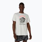 Tricou de alergare pentru bărbați Asics Fujitrail Logo Ss Top Cream