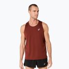 Tricou de alergare pentru bărbați ASICS Core Singlet singed red