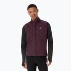 Vestă de alergare pentru bărbați Asics Road Winter Gilet dark currant