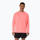 Longsleeve de alergare pentru bărbați Asics Fujitrail Logo Ls Top Sun Coral