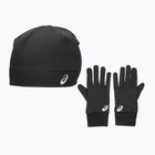 Căciulă + mănuși ASICS Winter Pack performance black