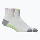 Șosete ASICS Performance Run Quarter white/hazy lilac/glow green
