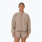 Geacă de alergare pentru femei ASICS Nagino Run Adjustable Jacket greige