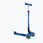 Trotinetă cu 3 roți pentru copii Globber Primo Foldable Plus Lights navy blue