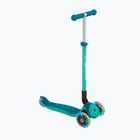 Trotinetă cu 3 roți pentru copii Globber Primo Foldable Plus Lights dark emerald green