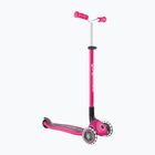 Trotinetă cu trei roți pentru copii Globber Master Lights fuchsia
