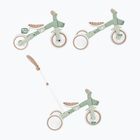 Bicicletă de echilibru cu trei roți cu mâner de ghidare Globber Learning Trike 2w1 Plus Ecologic pistachio