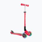 Trotinetă cu 3 roți pentru copii Globber Primo Foldable Lights red