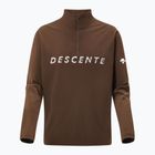 Bluză pentru bărbați Descente Chest Logo T-Neck bark brown