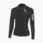 Bluză cu mânecă lungă pentru înot damă TUSA Black rashguard