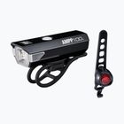 Set de faruri de bicicletă CatEye AMPP 100 HL-EL041RC / ORB-RC TL-LD160RC black