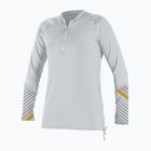 Longsleeve de înot pentru femei O'Neill Front Zip Sun white/mika