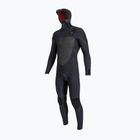Bărbați O'Neill Psycho Tech 6/4+ Chest Zip w/Hood A00 costum de înot negru 5545
