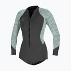 Costum de wetsuit pentru femei O'Neill Bahia 2/1 Front Zip Short Spring graphite/ mirage tropical