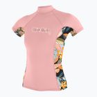 Tricou de înot pentru copii O'Neill Girls Premium Skins Turtleneck Rash Guard peony/demi floral/peony