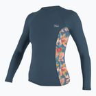 Longsleeve de înot pentru femei O'Neill Side Print Rash Guard copen blue/painted tropics