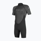 Costum de înot pentru bărbați O'Neill Reactor-2 2mm Back Zip SS Spring HJ5 black/graphite