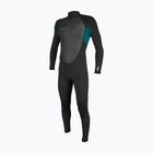 Costum de înot pentru bărbați O'Neill Reactor-2 3/2 Back Zip Full HJ5 black/tide pool