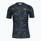 Tricou de înot pentru femei Speedo Boomstar Allover Rash Top blue