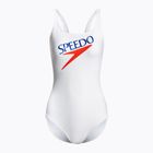 Costum de baie o singură piesă pentru femei Speedo Deep U-BK Hi Leg PT AF alb 8-12369