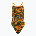 Costum de baie dintr-o piesă pentru femei Speedo Allover Vback salso / black / olive