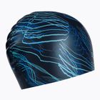 Șapcă de înot Speedo Long Hair Printed albastru marin 68-11306