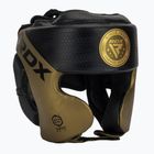 Cască de box RDX L1 Mark Pro Cheek Boxing Training Head Guard golden