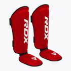 Apărători de tibii și picioare RDX T1 Shin Instep Molded King red/white