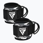 Curele cu cârlig pentru gleznă RDX A4 Ankle Straps For Gym Cable Machine grey